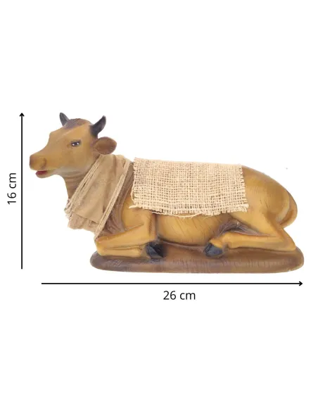 Animated “Quality” Seated Ox for 30 cm Nativity Figures