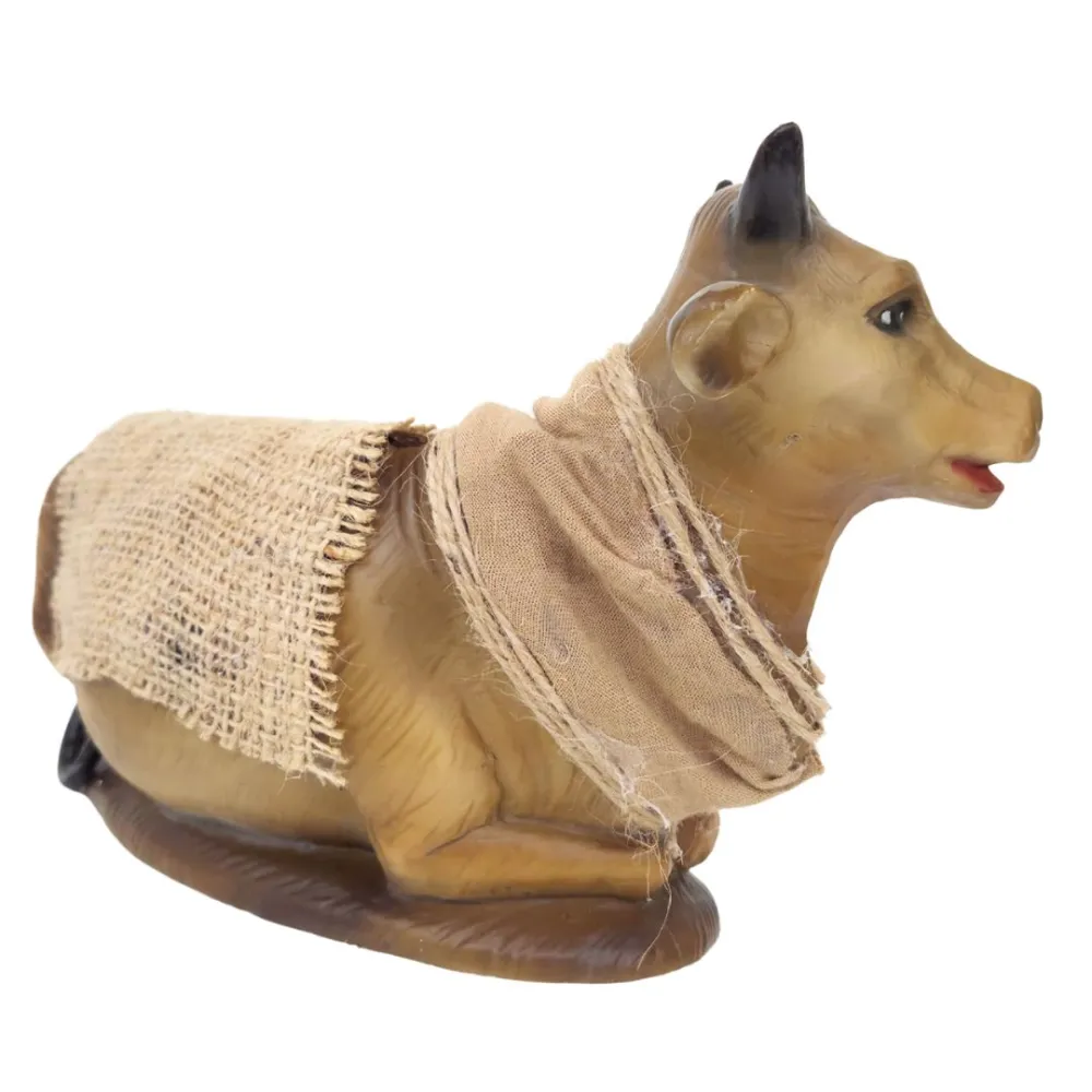 Animated “Quality” Seated Ox for 30 cm Nativity Figures