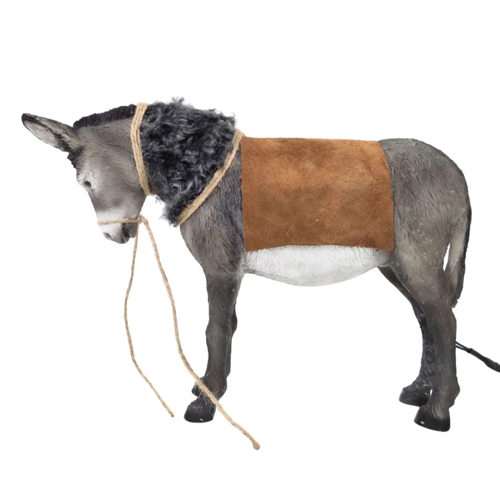Standing donkey with movement for 30 cm nativity figures