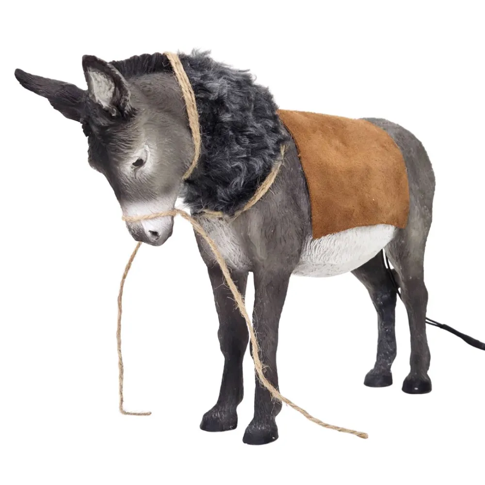 Standing donkey with movement for 30 cm nativity figures