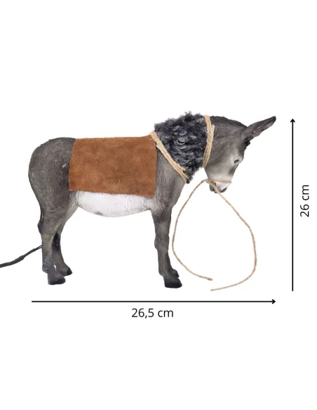 Standing donkey with movement for 30 cm nativity figures