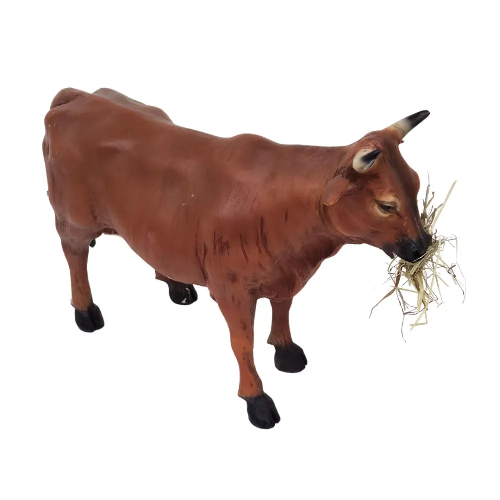 Bue in piedi in movimento per 30 cm