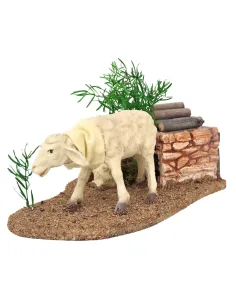 Animated Sheep with Lamb for 30 cm Nativity Figures 2