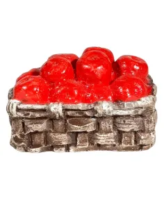Plaster Basket with Apples for 25–30 cm Nativity Figures 2
