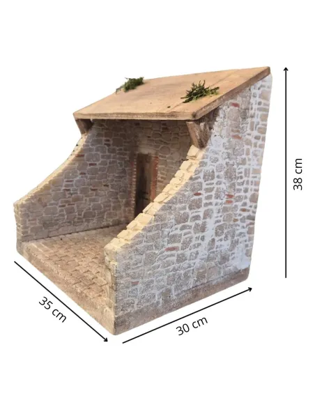 Ambientazione per bottega in polistirene per statue da 20 cm