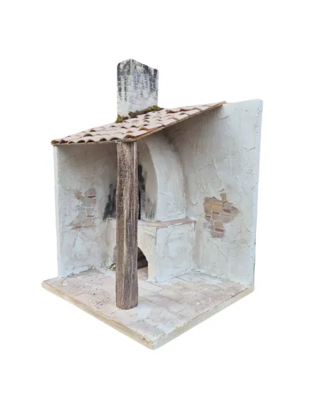 Polystyrene Setting with Wood-Fired Oven for 10 cm Nativity Figures