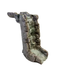 Tratto di fiume con cascata componibile in resina 2