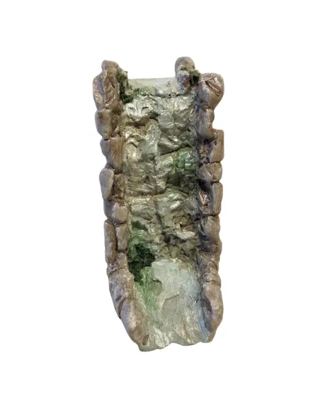 Modular river section with waterfall in resin
