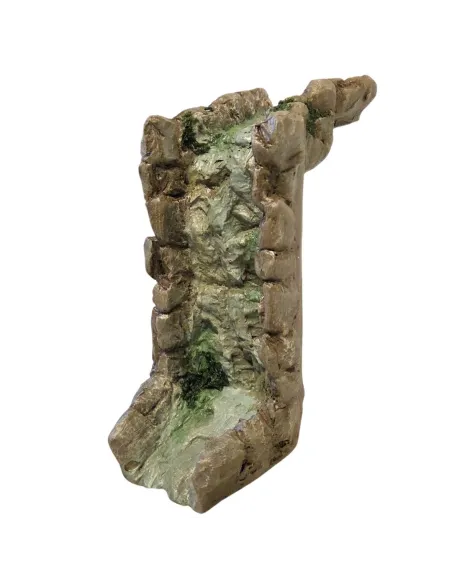 Modular river section with waterfall in resin