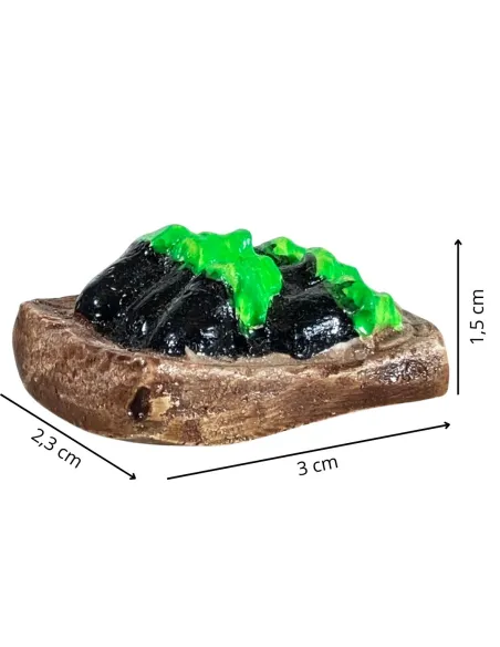 Cassetta con melanzane in gesso per statue da 8-10 cm