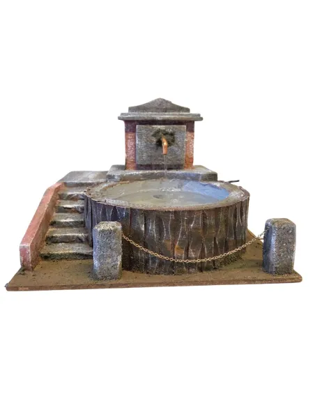 Fontana tonda da piazza  per statue da 12-15 cm