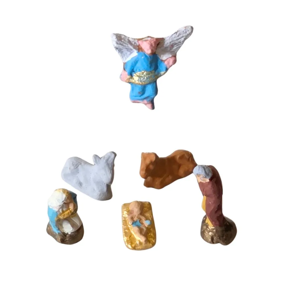 6-figure terracotta Nativity set – 1.5 cm