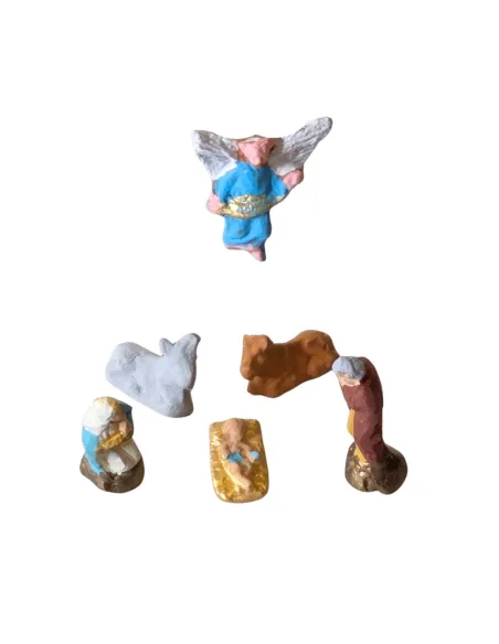 6-figure terracotta Nativity set – 1.5 cm