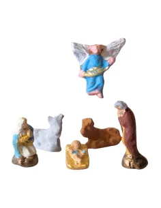 Set Natività 6 pezzi in terracotta 1,5 cm