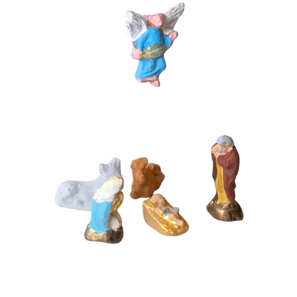 Set Natività 6 pezzi in terracotta 1,5 cm