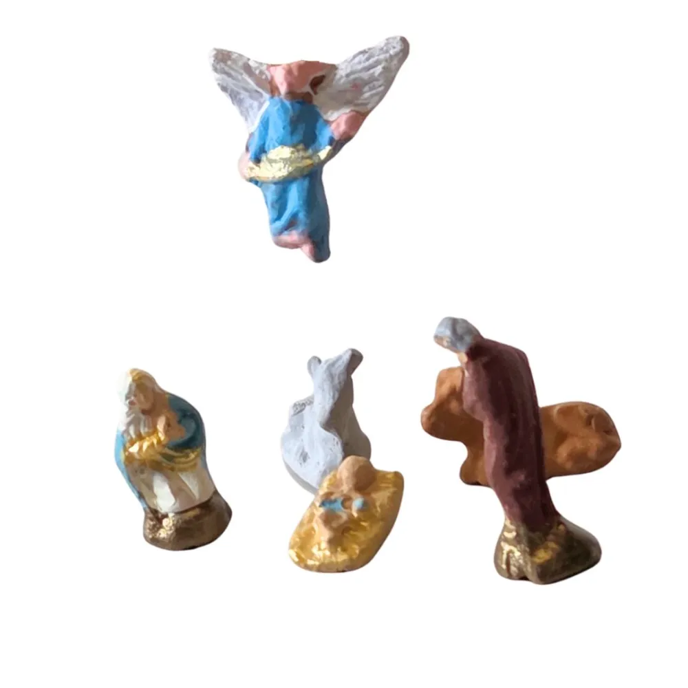 6-figure terracotta Nativity set – 1.5 cm