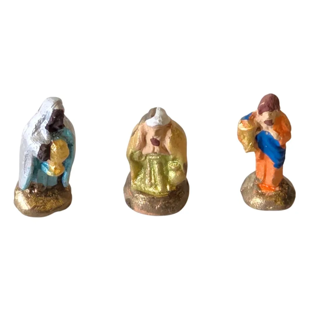 Set 3 re Magi in terracotta 1,5 cm