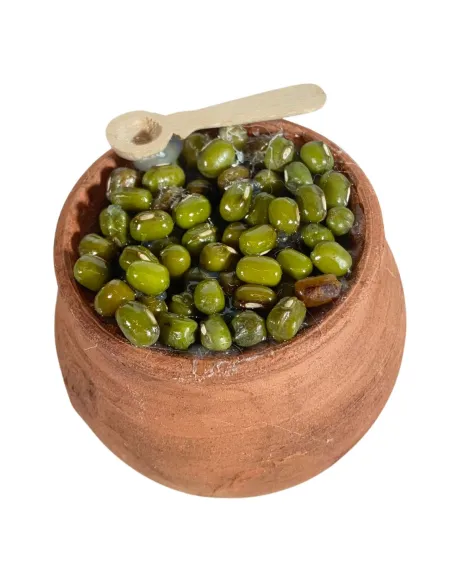 Vaso in terracotta con olive per statue da 30 cm