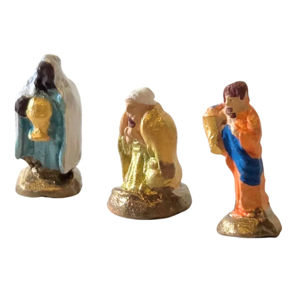 Set 3 re Magi in terracotta 1,5 cm