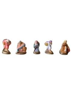Set 5 pastori in terracotta 1,5 cm