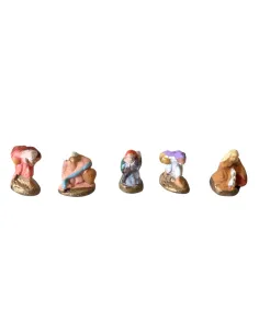 Set 5 pastori in terracotta 1,5 cm 2