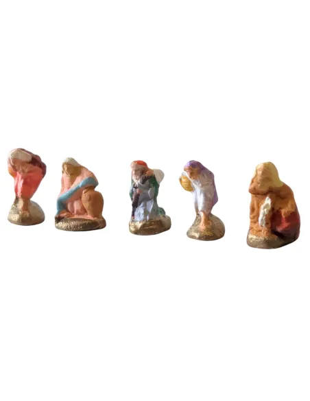 Set 5 pastori in terracotta 1,5 cm