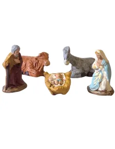 Set Natività 5 pezzi in terracotta 3 cm
