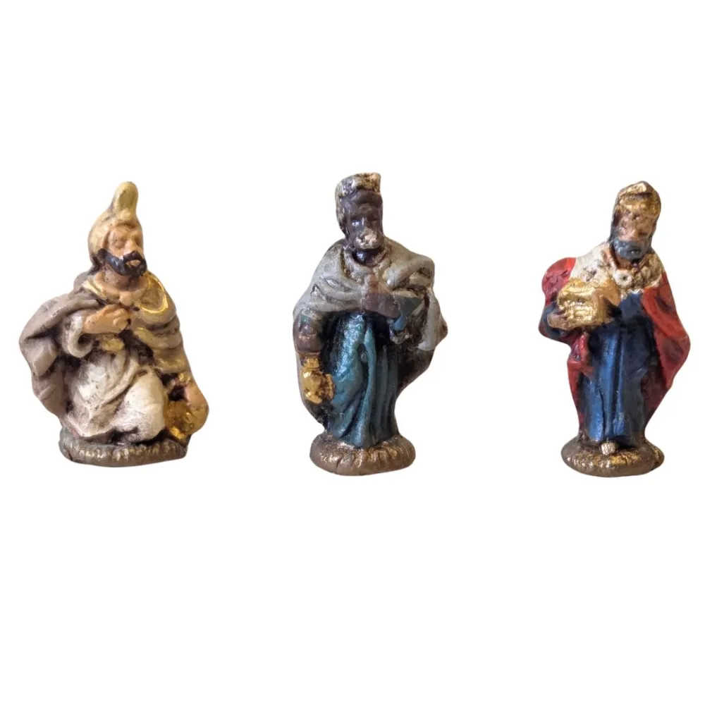 Set 3 Magi in terracotta 3 cm