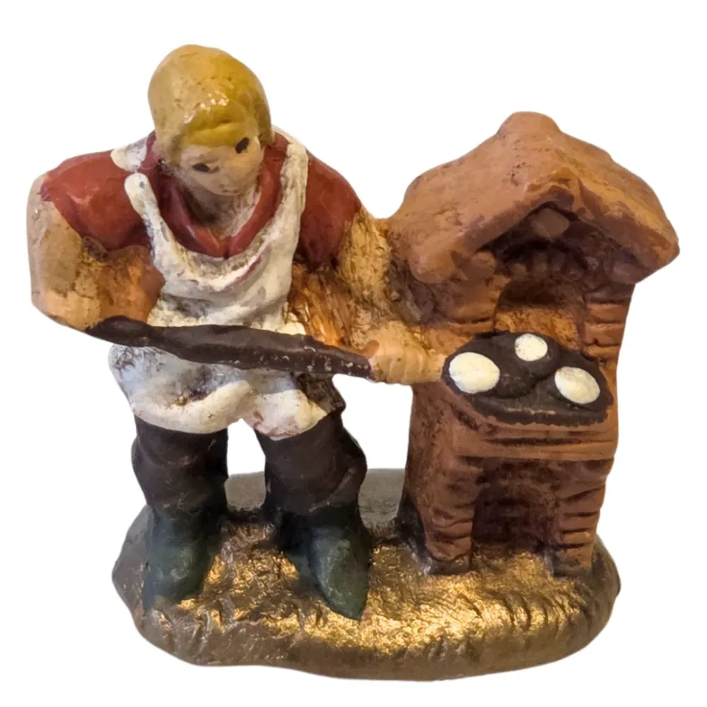 Fornaio in terracotta 3 cm