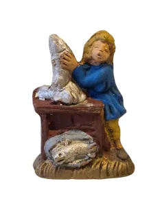 Terracotta fishmonger – 3 cm