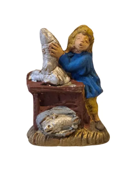 Terracotta fishmonger – 3 cm