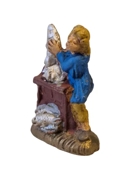 Pescivendolo in terracotta 3 cm