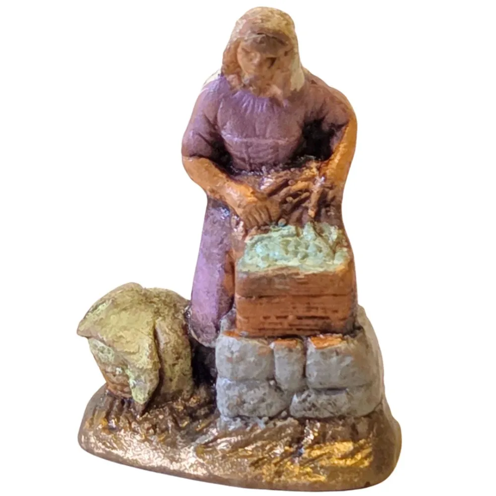 Lavandaia in terracotta 3 cm