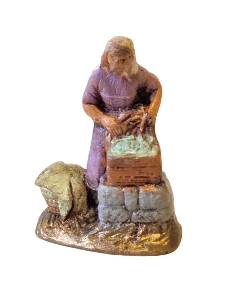 Terracotta washerwoman – 3 cm