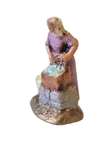 Lavandaia in terracotta 3 cm