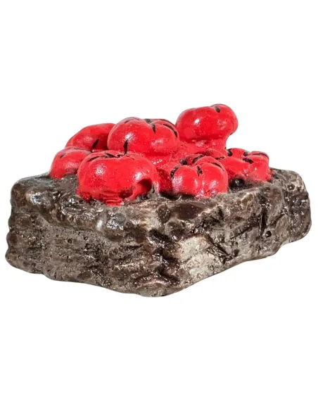 Cesto con pomodori in gesso per statue da 20 cm