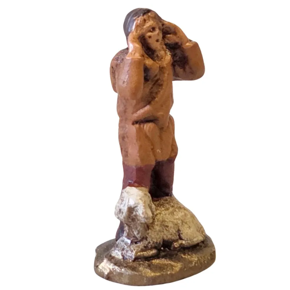 Pastore che urla in terracotta 3 cm
