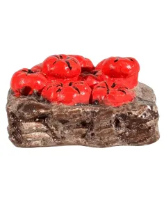 Cesto con pomodori in gesso per statue da 20 cm 2