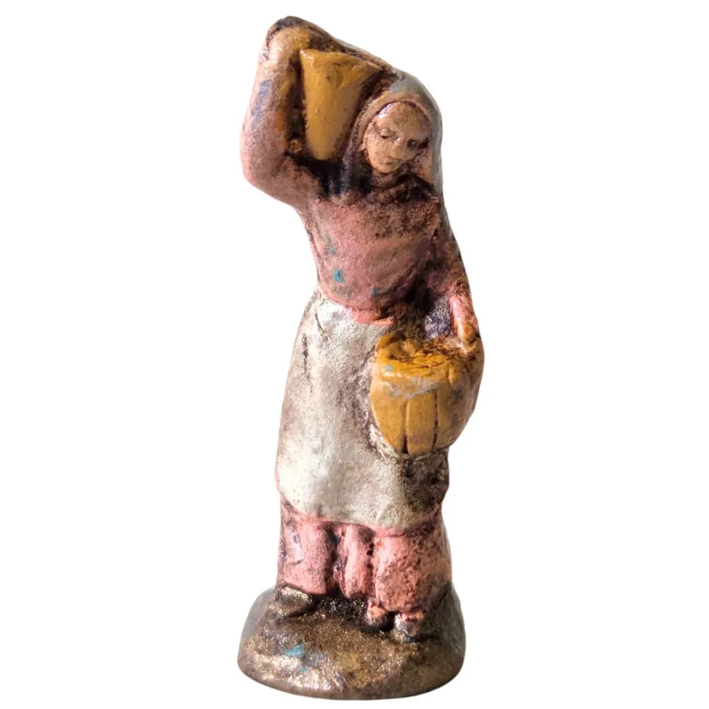 Terracotta woman with amphorae – 3 cm
