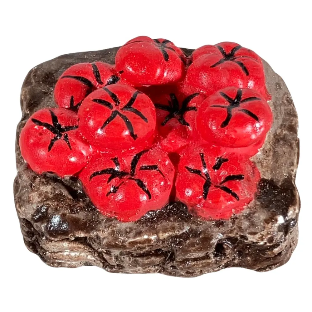 Plaster Basket with Tomatoes for 20 cm Nativity Figures