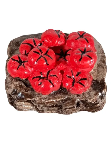 Plaster Basket with Tomatoes for 20 cm Nativity Figures