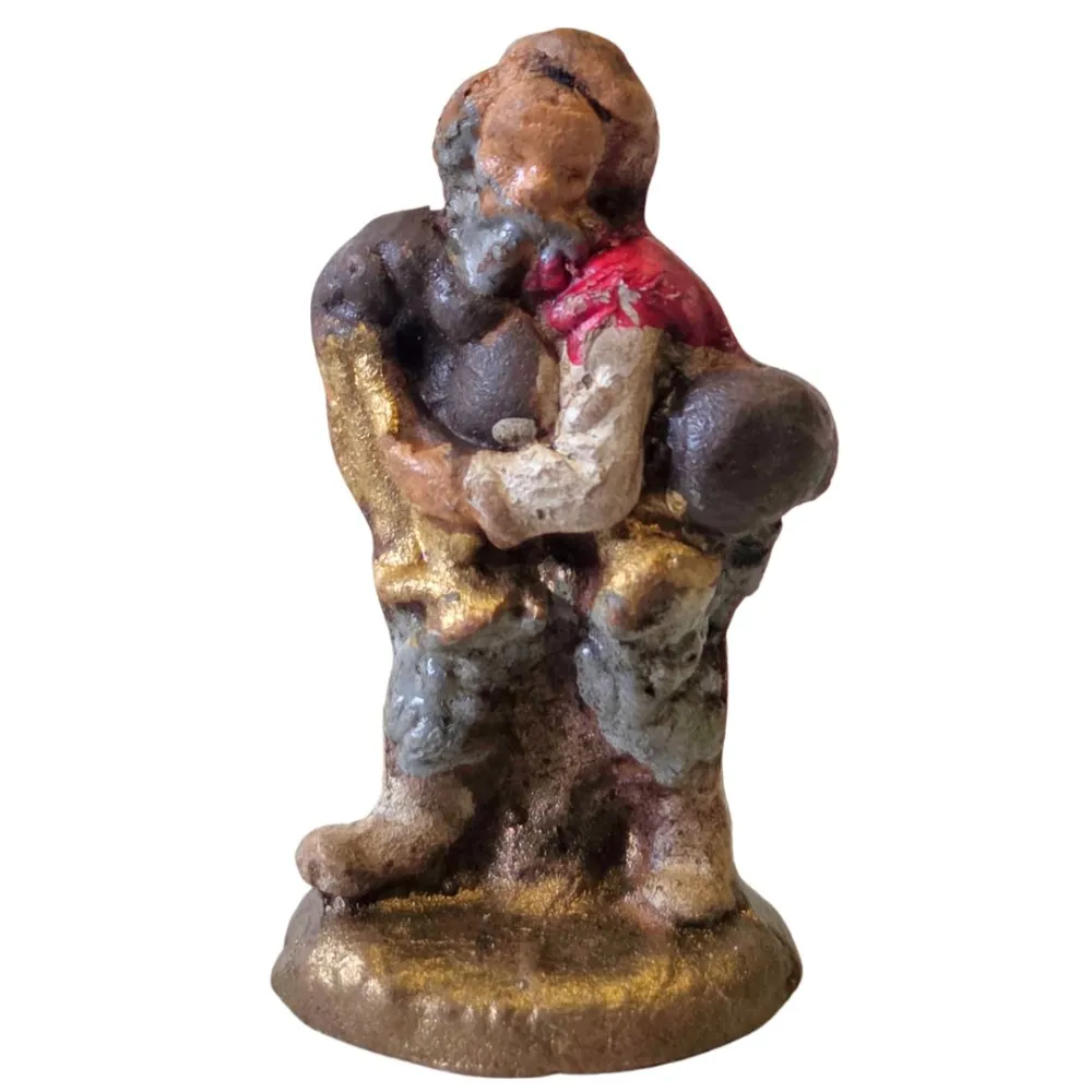 Terracotta bagpiper – 3 cm