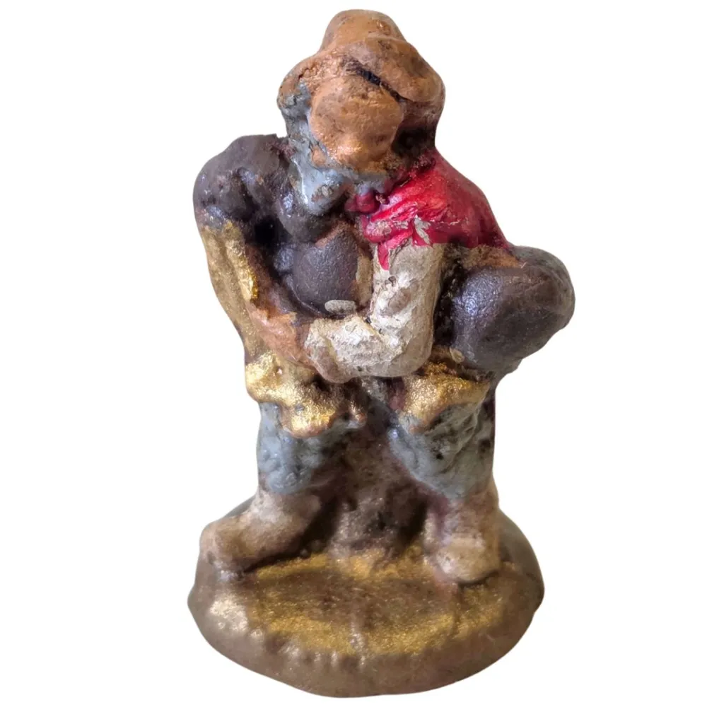 Terracotta bagpiper – 3 cm