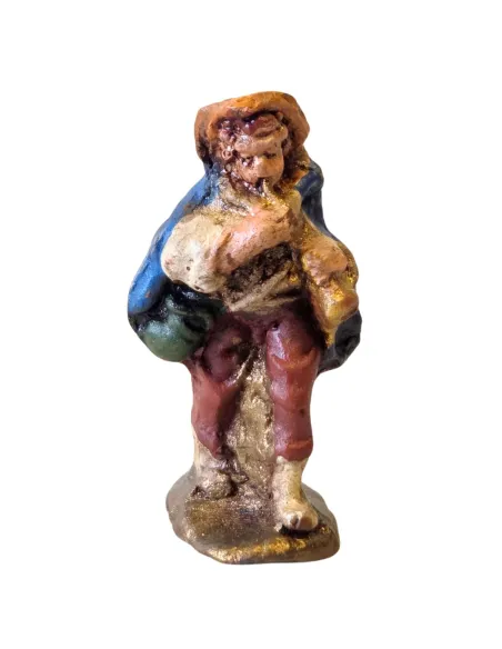 Terracotta flute player – 3 cm
