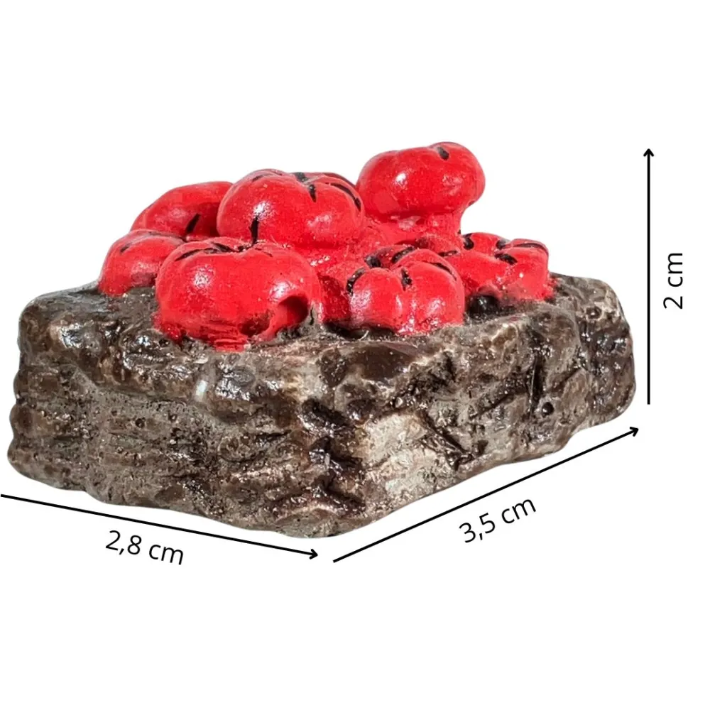Plaster Basket with Tomatoes for 20 cm Nativity Figures