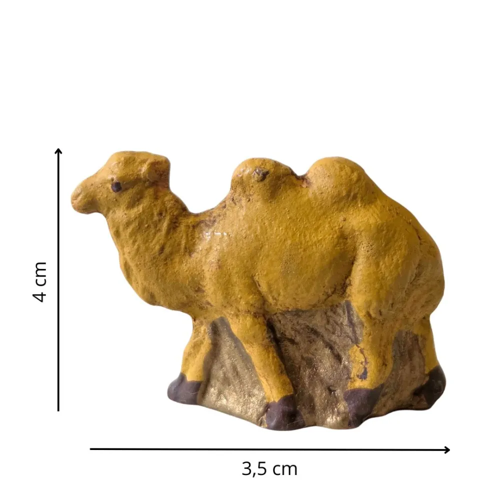Cammello in terracotta per statue da 3 cm
