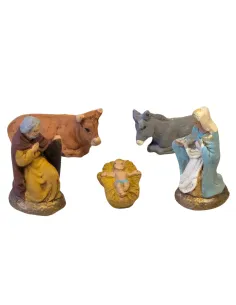 5-figure terracotta Nativity set – 5 cm 2