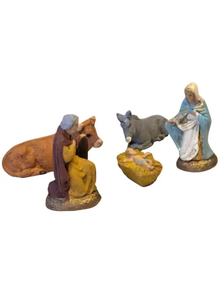 Set Natività 5 pezzi in terracotta 5 cm