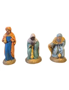 Set of 3 terracotta Wise Men – 5 cm