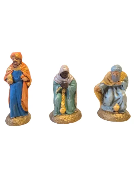 Set of 3 terracotta Wise Men – 5 cm